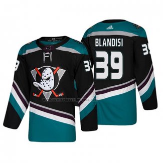 Camiseta Hockey Anaheim Ducks Joseph Blandisi Alterno 25th Aniversario Autentico Negro