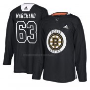 Camiseta Hockey Boston Bruins Brad Marchand New Season Practice Negro