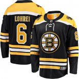 Camiseta Hockey Boston Bruins Mason Lohrei Primera Premier Breakaway Negro