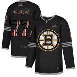 Camiseta Hockey Boston Bruins Ray Bourque 2020 USA Flag Negro