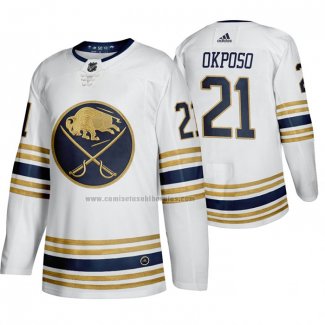 Camiseta Hockey Buffalo Sabres Kyle Okposo Tercera Blanco