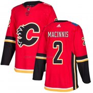 Camiseta Hockey Calgary Flames Macinnis Autentico Rojo