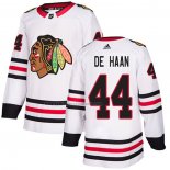 Camiseta Hockey Chicago Blackhawks Calvin De Haan Road Autentico Blanco