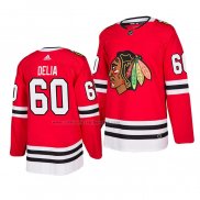 Camiseta Hockey Chicago Blackhawks Collin Delia Primera Autentico 2019-20 Rojo