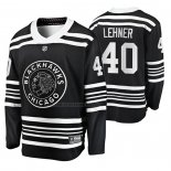 Camiseta Hockey Chicago Blackhawks Robin Lehner Premier Alterno Negro