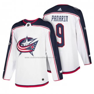 Camiseta Hockey Columbus Blue Jackets Artemi Panarin 2018 Blanco