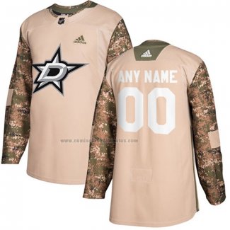 Camiseta Hockey Dallas Stars Personalizada Autentico 2017 Veterans Day Camuflaje