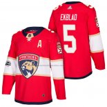 Camiseta Hockey Florida Panthers Aaron Ekblad Autentico Primera 2018 Rojo