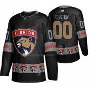 Camiseta Hockey Florida Panthers Personalizada Breakaway Negro