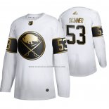 Camiseta Hockey Golden Edition Buffalo Sabres Jeff Skinner Autentico Blanco