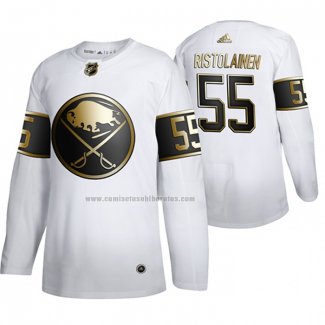 Camiseta Hockey Golden Edition Buffalo Sabres Rasmus Ristolainen Autentico Blanco