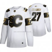 Camiseta Hockey Golden Edition Calgary Flames Austin Czarnik Limited Blanco