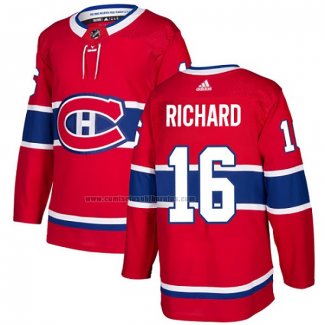 Camiseta Hockey Montreal Canadiens Henri Richard Primera Autentico Rojo