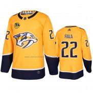 Camiseta Hockey Nashville Predators Kevin Fiala Primera Amarillo