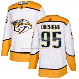 Camiseta Hockey Nashville Predators Matt Duchene Road Autentico Blanco