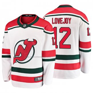 Camiseta Hockey New Jersey Devils Ben Lovejoy Alterno Breakaway Blanco