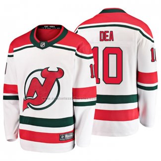 Camiseta Hockey New Jersey Devils Jean Sebastien Dea Alterno Breakaway Blanco