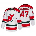 Camiseta Hockey New Jersey Devils John Quenneville Alterno Autentico Blanco