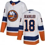 Camiseta Hockey New York Islanders Anthony Beauvillier Road Autentico Blanco