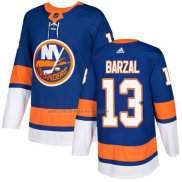 Camiseta Hockey New York Islanders Mathew Barzal Primera Autentico Azul