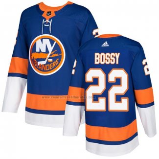 Camiseta Hockey New York Islanders Mike Bossy Primera Autentico Azul