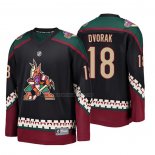 Camiseta Hockey Nino Arizona Coyotes Christian Dvorak Alterno Breakaway Negro