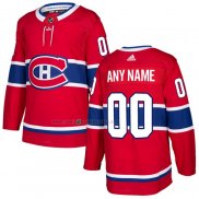 Camiseta Hockey Nino Montreal Canadiens Personalizada Primera Rojo