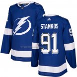 Camiseta Hockey Nino Tampa Bay Lightning Steven Stamkos Primera Autentico Azul