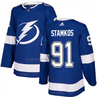 Camiseta Hockey Nino Tampa Bay Lightning Steven Stamkos Primera Autentico Azul