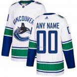 Camiseta Hockey Nino Vancouver Canucks Personalizada Segunda Blanco