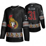 Camiseta Hockey Ottawa Senators Anders Nilsson Breakaway Negro