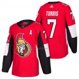 Camiseta Hockey Ottawa Senators Kyle Turris Autentico Primera 2018 Rojo