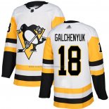 Camiseta Hockey Pittsburgh Penguins Alex Galchenyuk Road Autentico Blanco