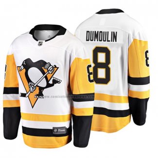 Camiseta Hockey Pittsburgh Penguins Brian Dumoulin 2019 Segunda Breakaway Blanco