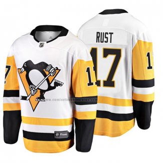 Camiseta Hockey Pittsburgh Penguins Bryan Rust 2019 Segunda Breakaway Blanco