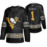 Camiseta Hockey Pittsburgh Penguins Casey Desmith Breakaway Negro