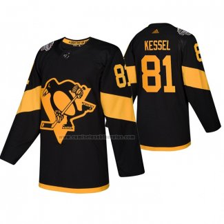 Camiseta Hockey Pittsburgh Penguins Phil Kessel Autentico 2019 Stadium Series Negro