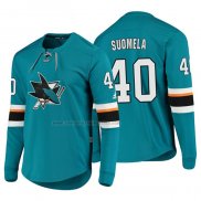 Camiseta Hockey San Jose Sharks Antti Suomela Platinum Verde