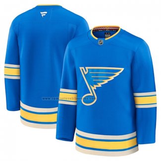 Camiseta Hockey St. Louis Blues Barclay Plager Retro Autentico Azul