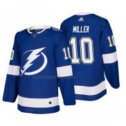 Camiseta Hockey Tampa Bay Lightning J.t. Miller Primera Autentico Jugador Azul