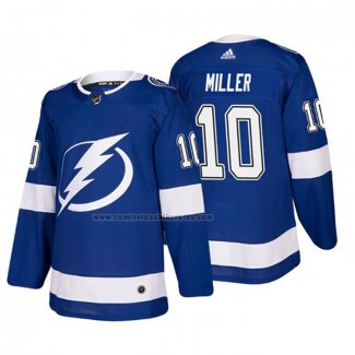 Camiseta Hockey Tampa Bay Lightning J.t. Miller Primera Autentico Jugador Azul