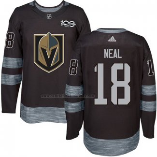 Camiseta Hockey Vegas Golden Knights James Neal 1917-2017 100th Aniversario Negro