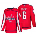 Camiseta Hockey Washington Capitals Michal Kempny Primera Autentico Jugador Rojo