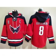 Sudaderas con Capucha Washington Capitals Alexander Ovechkin Rojo