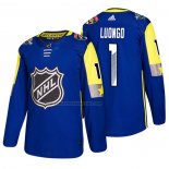 Camiseta Hockey 2018 All Star Florida Panthers Roberto Luongo Azul