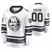 Camiseta Hockey 2019 All Star New York Islanders Personalizada Blanco