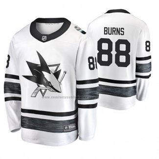 Camiseta Hockey 2019 All Star San Jose Sharks Brent Burns Blanco