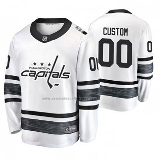 Camiseta Hockey 2019 All Star Washington Capitals Personalizada Blanco