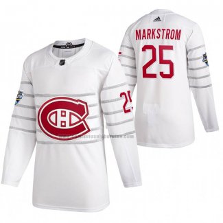 Camiseta Hockey 2020 All Star Montreal Canadiens Jacob Markstrom Autentico Blanco