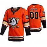 Camiseta Hockey Anaheim Ducks Personalizada Tercera Alterno Naranja